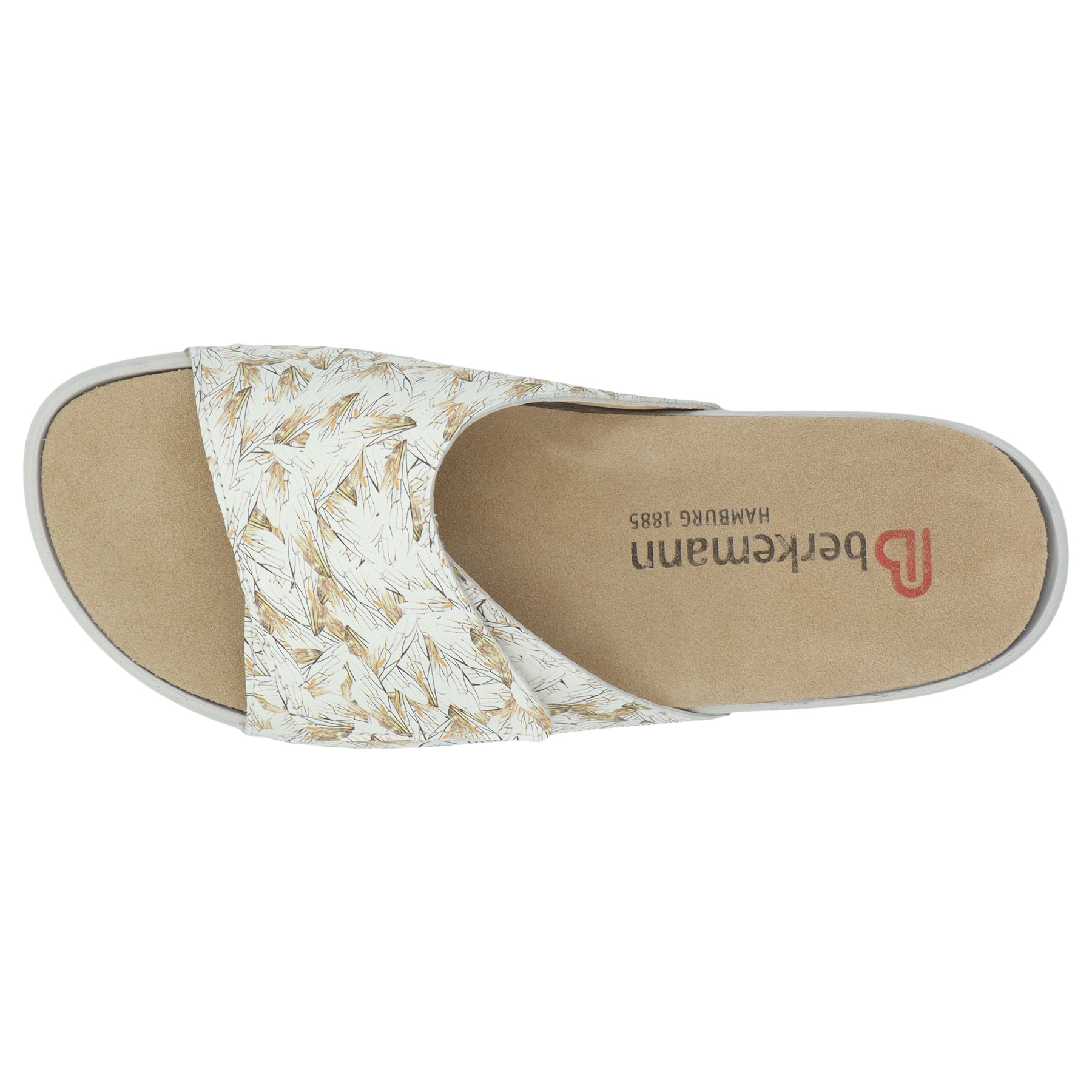 weiße pantolette draufsicht