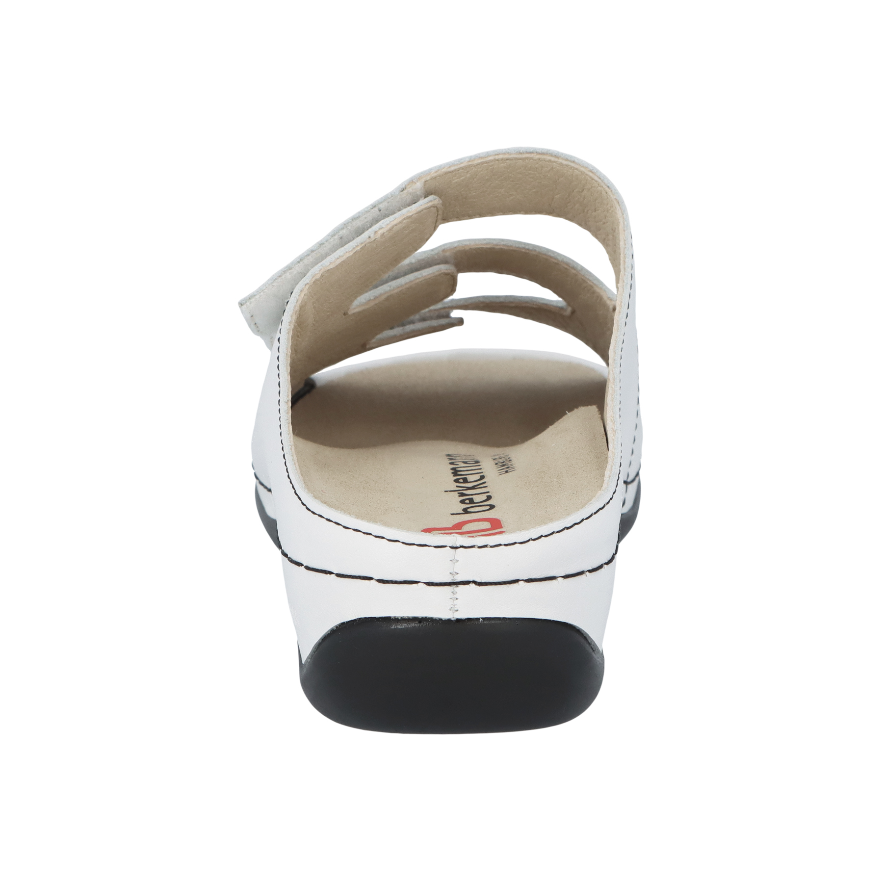 weiße pantolette hinteransicht