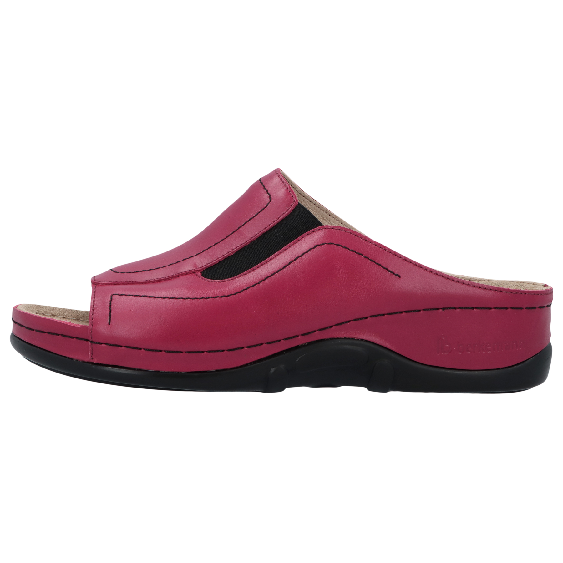 rote pantolette seitenansicht links