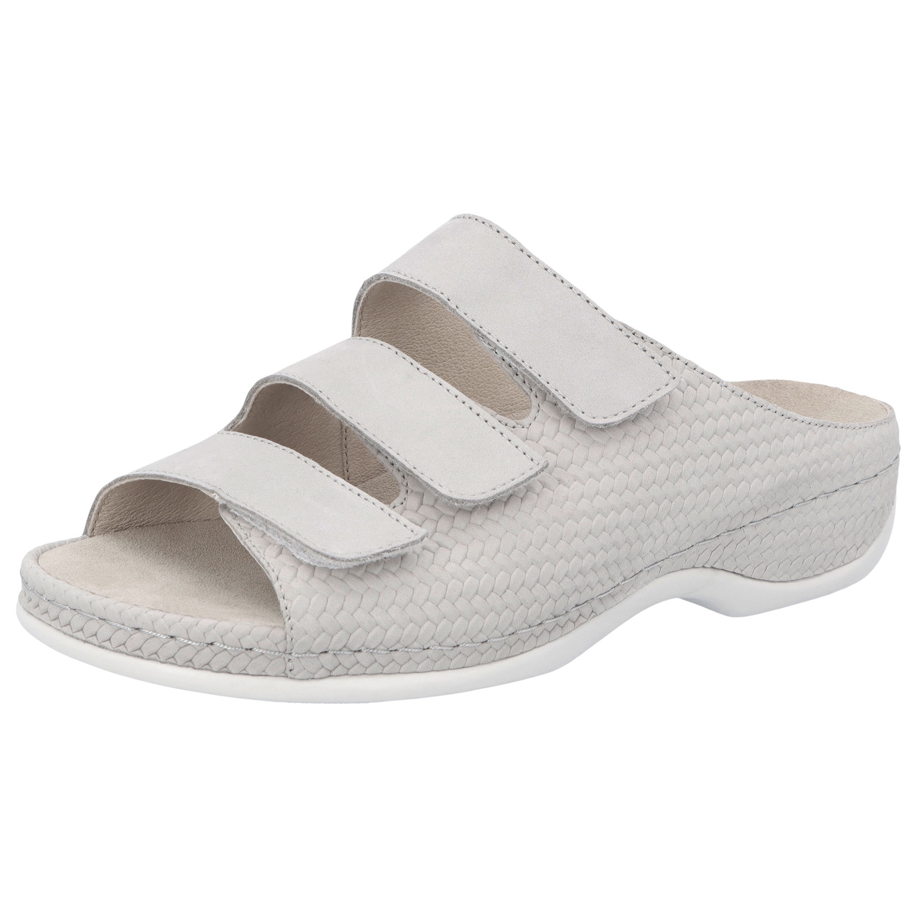 mehrfarbige pantolette 3-4 ansicht