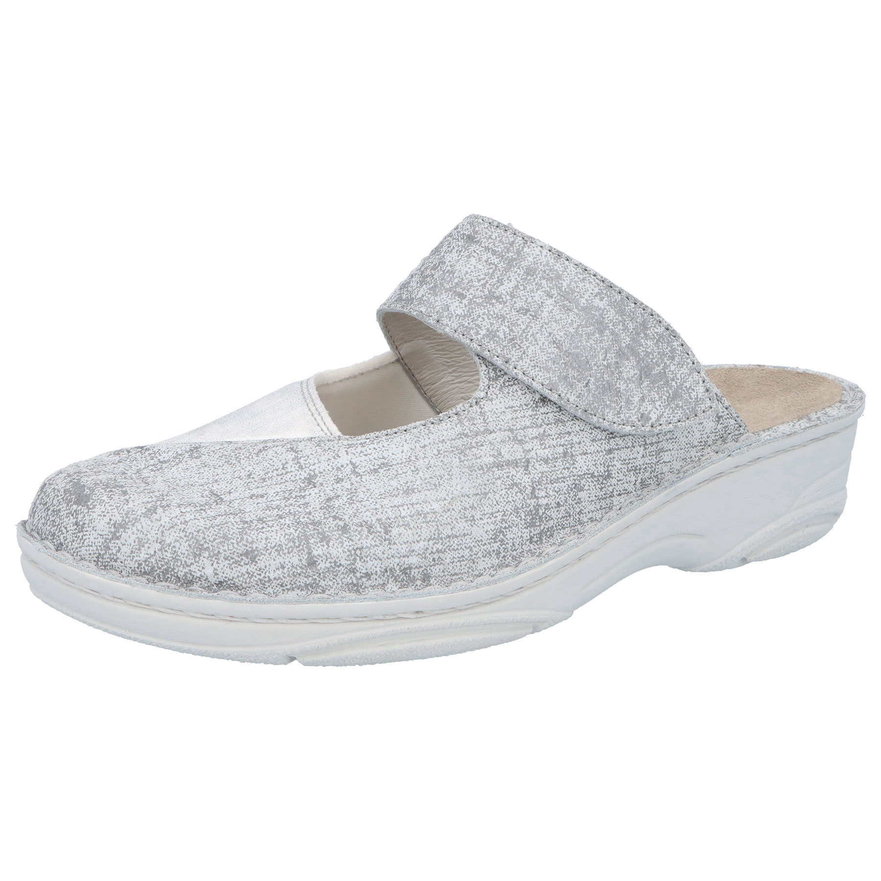 washed gray linen Leder/Stretch