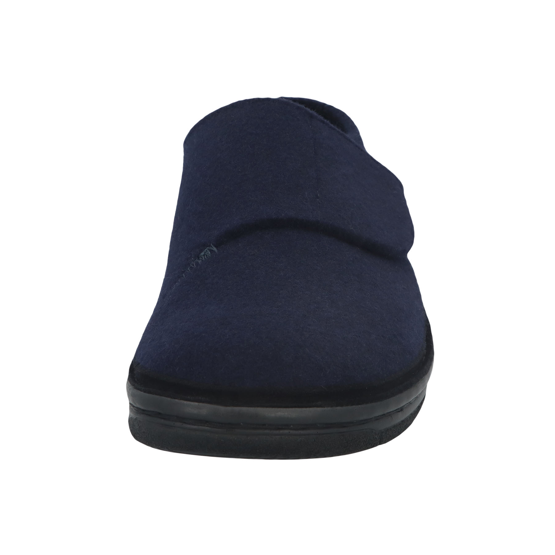 blaue hausschuhe vorderansicht