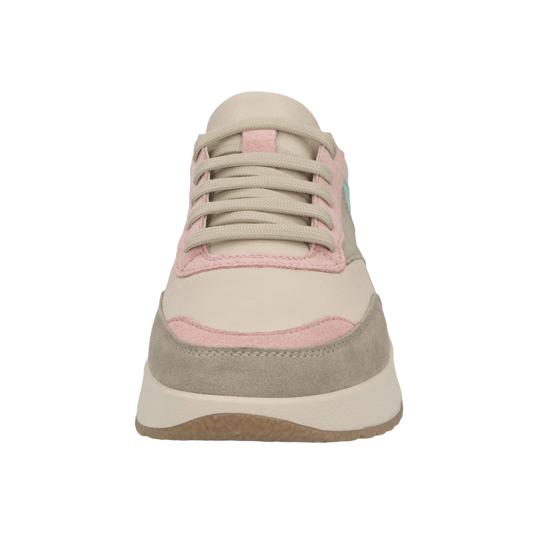 mehrfarbige sneaker vorderansicht