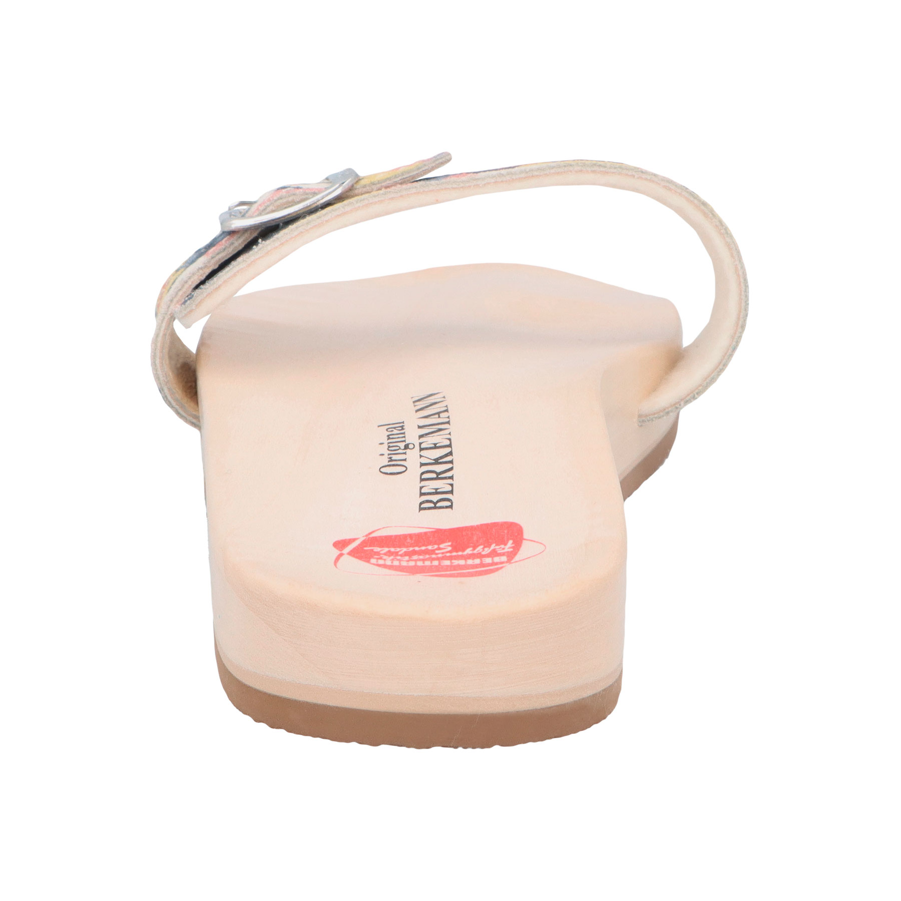 mehrfarbige holzschuhe hinteransicht