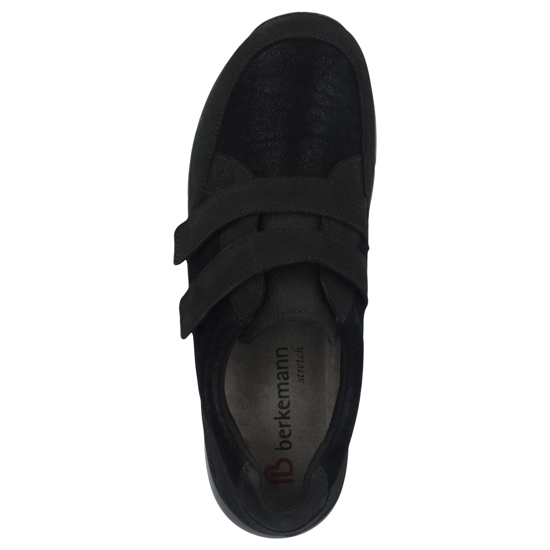 schwarze halbschuh draufsicht