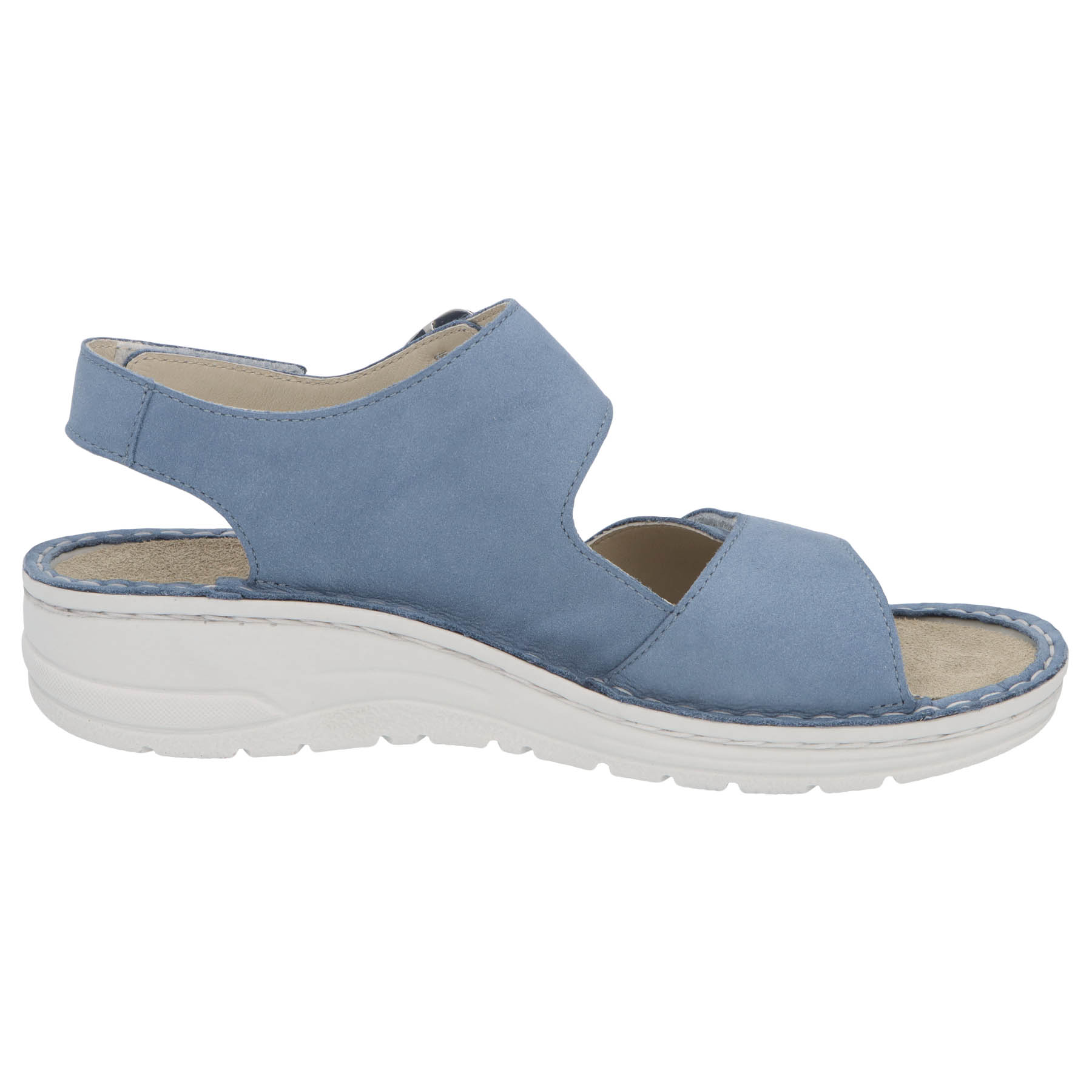 blaue sandale seitenansicht rechts