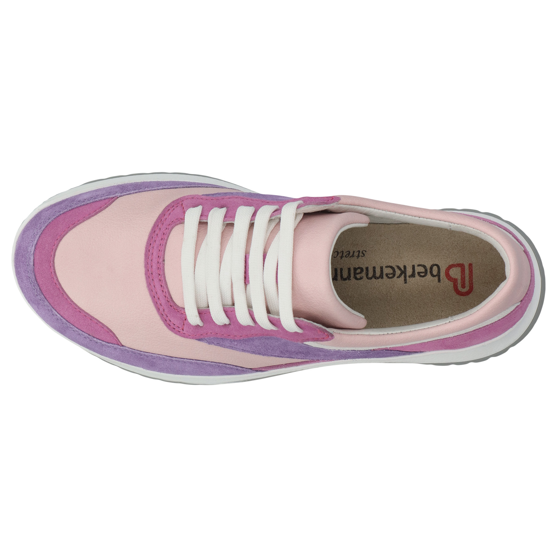 mehrfarbige sneaker draufsicht