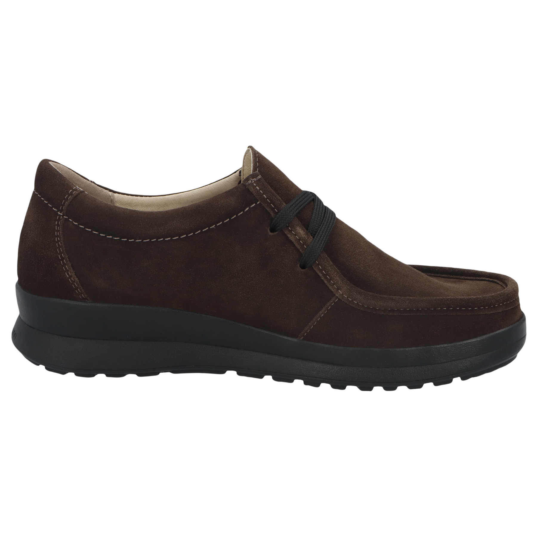 braune halbschuh seitenansicht rechts