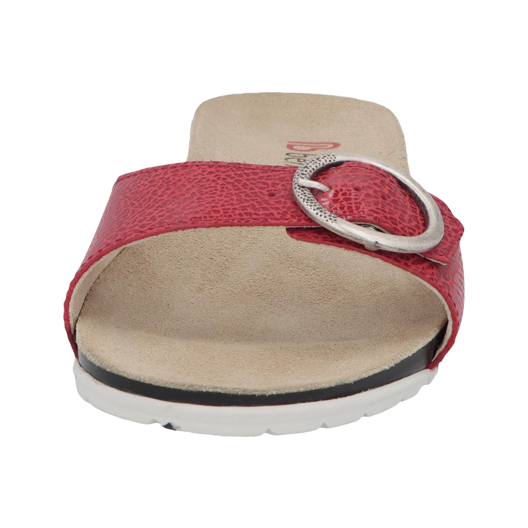 rote pantolette vorderansicht