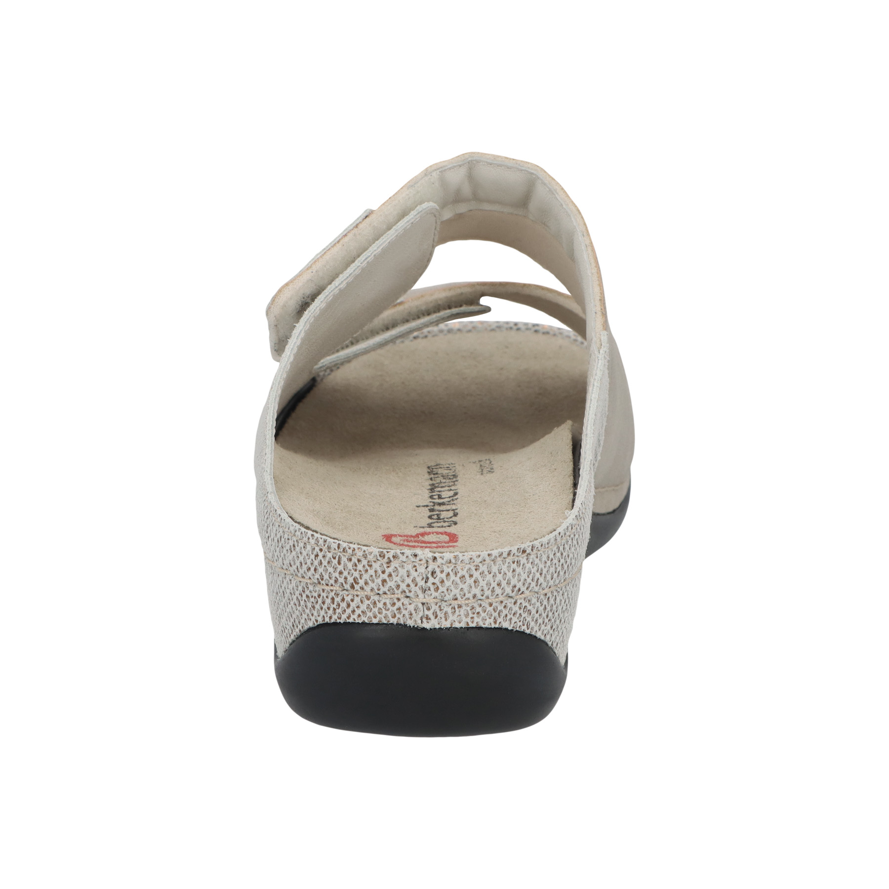 mehrfarbige pantolette hinteransicht