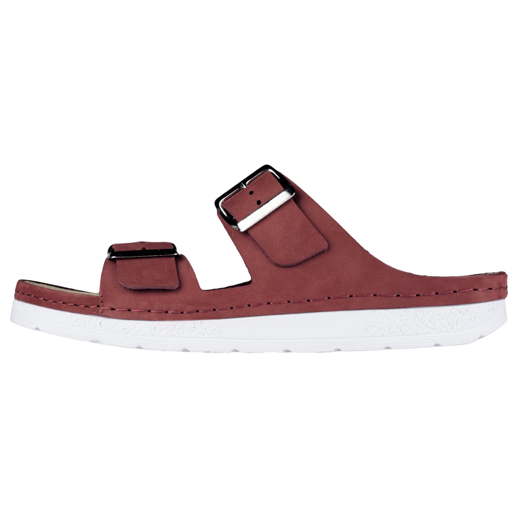 rote pantolette seitenansicht links