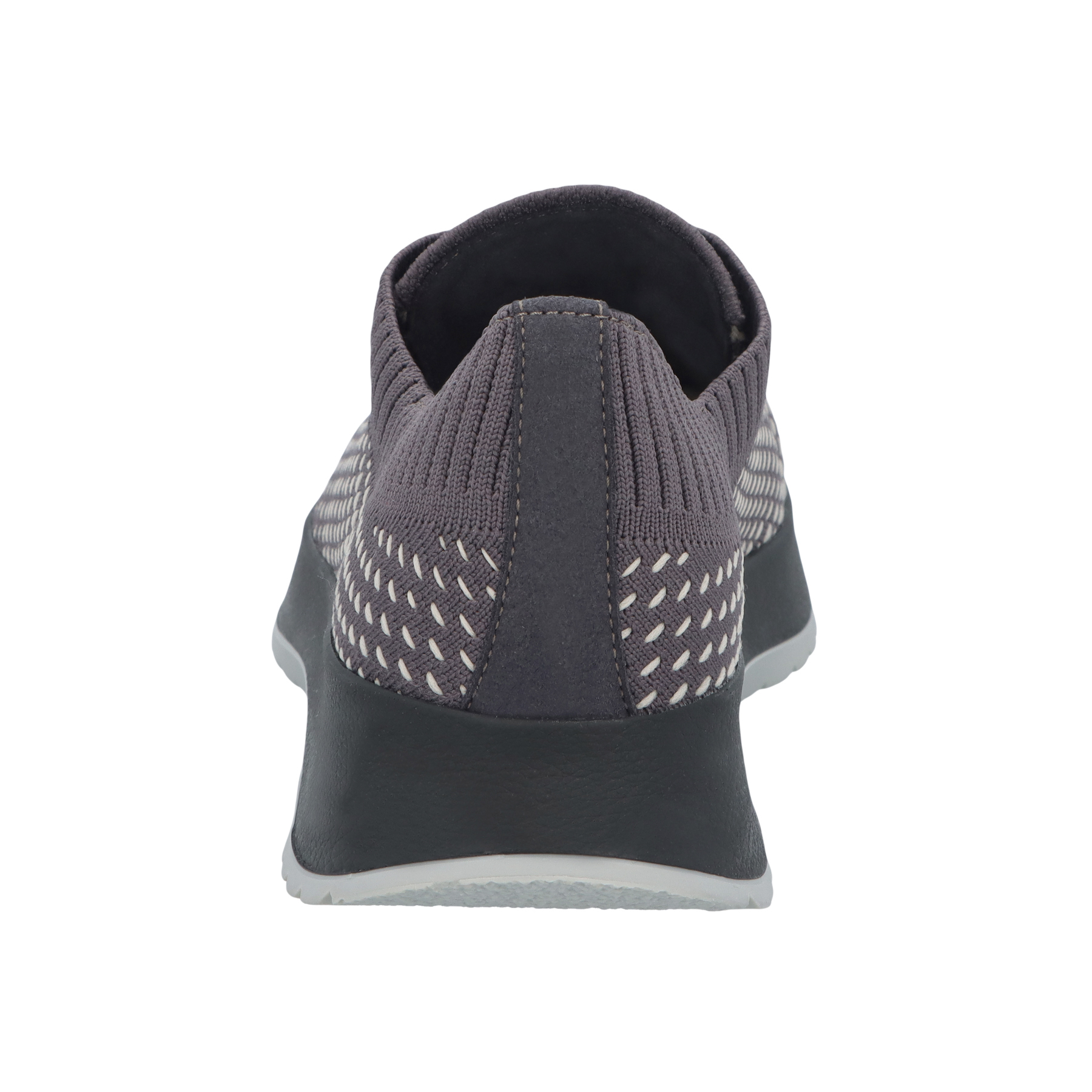 graue sneaker hinteransicht