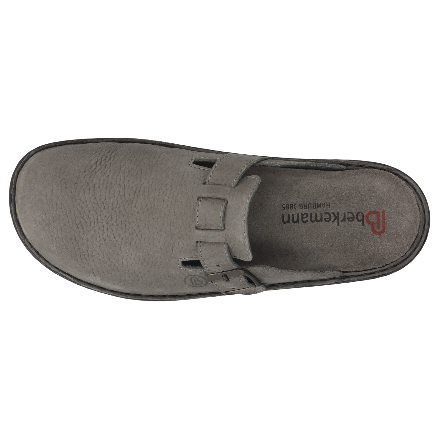 graue clogs draufsicht