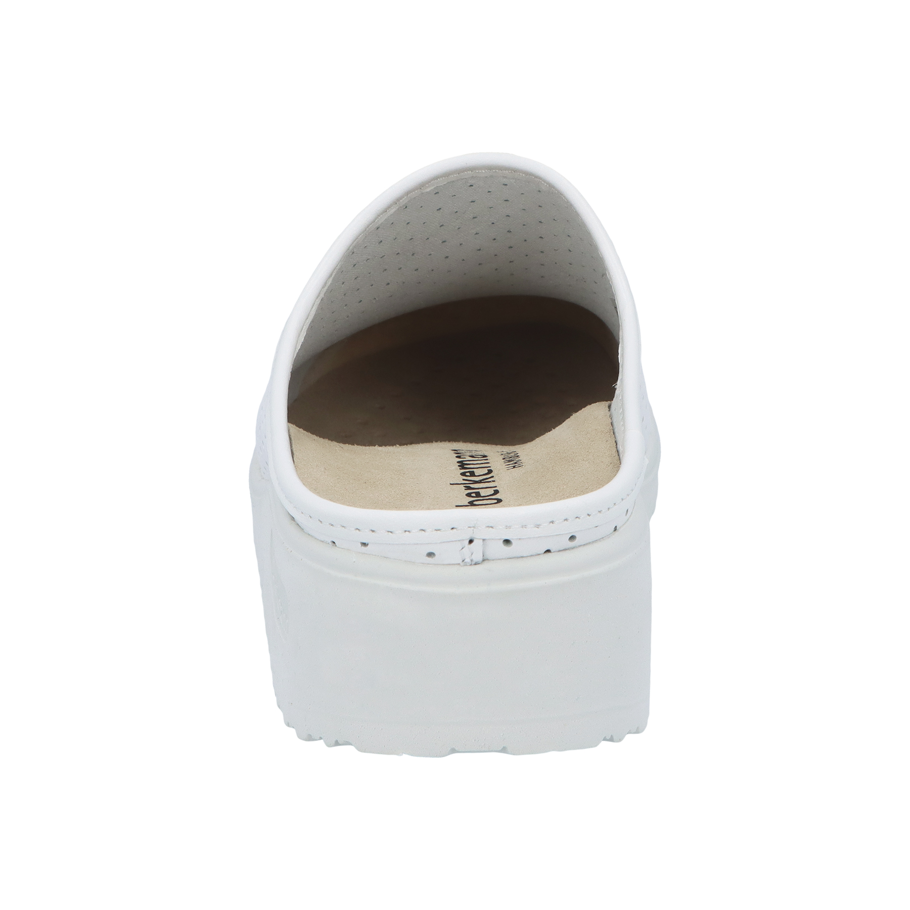 weiße berufsschuhe hinteransicht