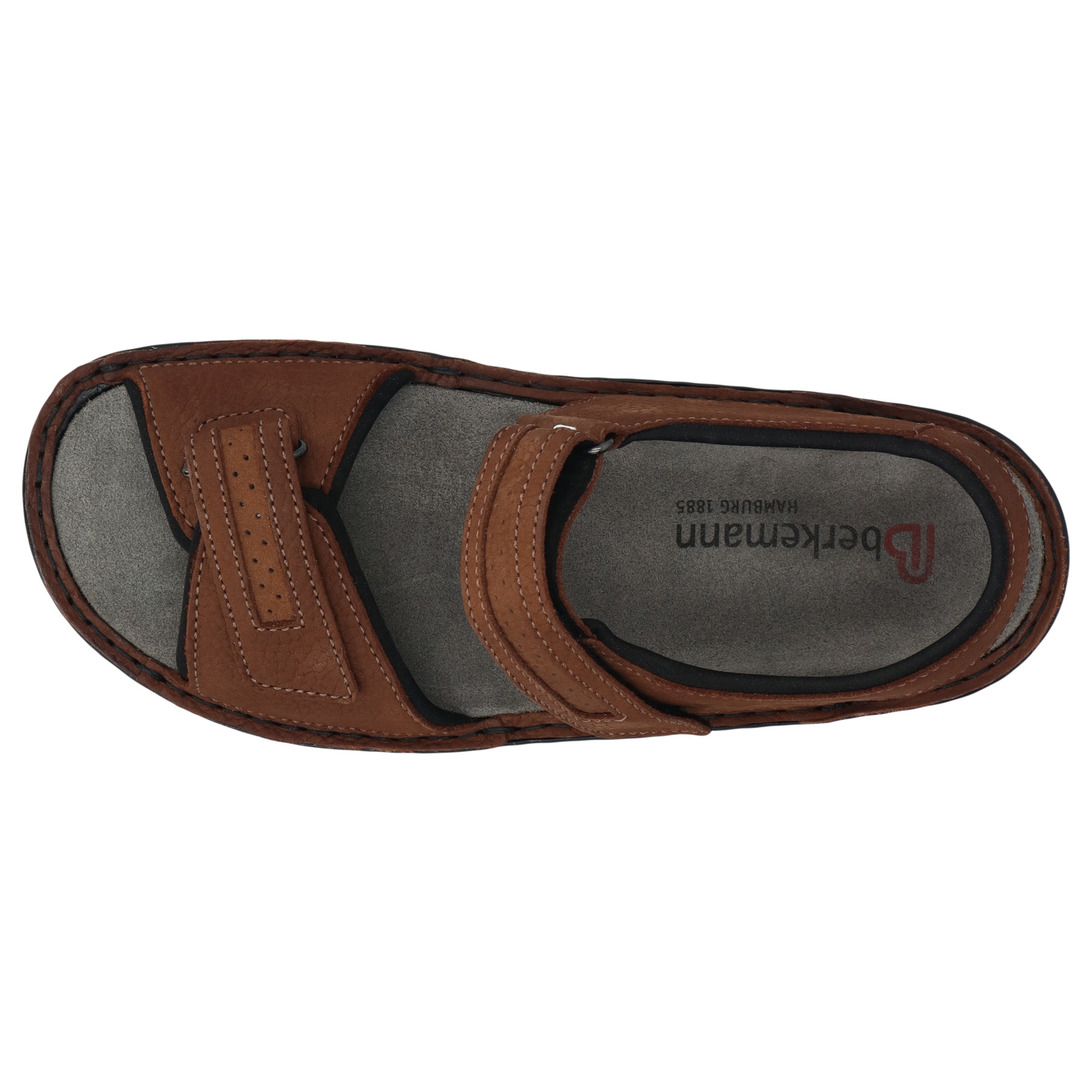 braune sandale draufsicht