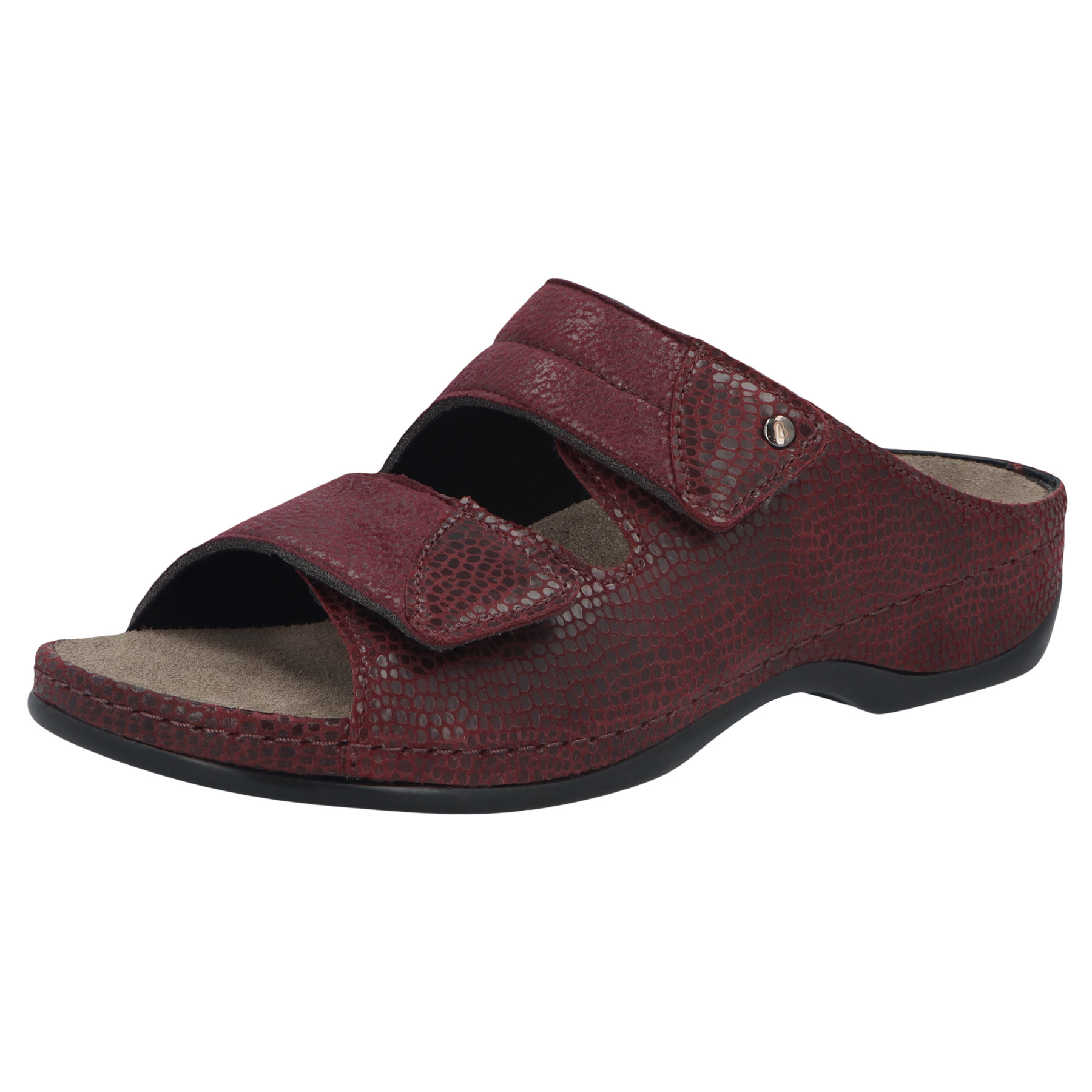 bordeaux Leder/Stretch