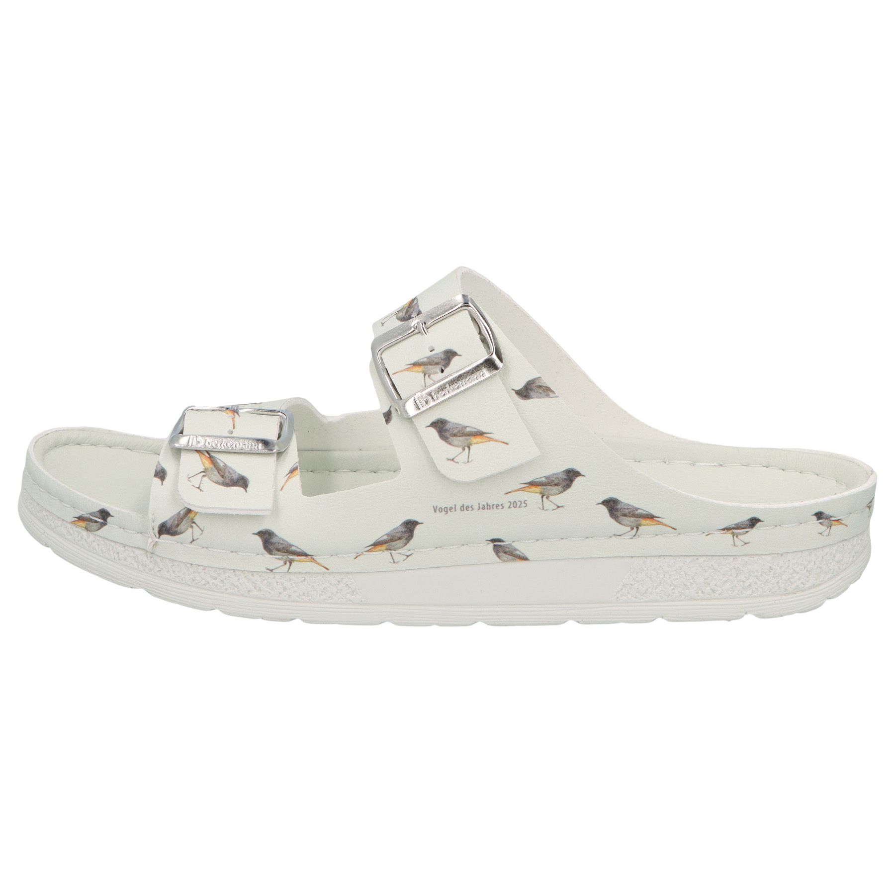 weiße pantolette seitenansicht links