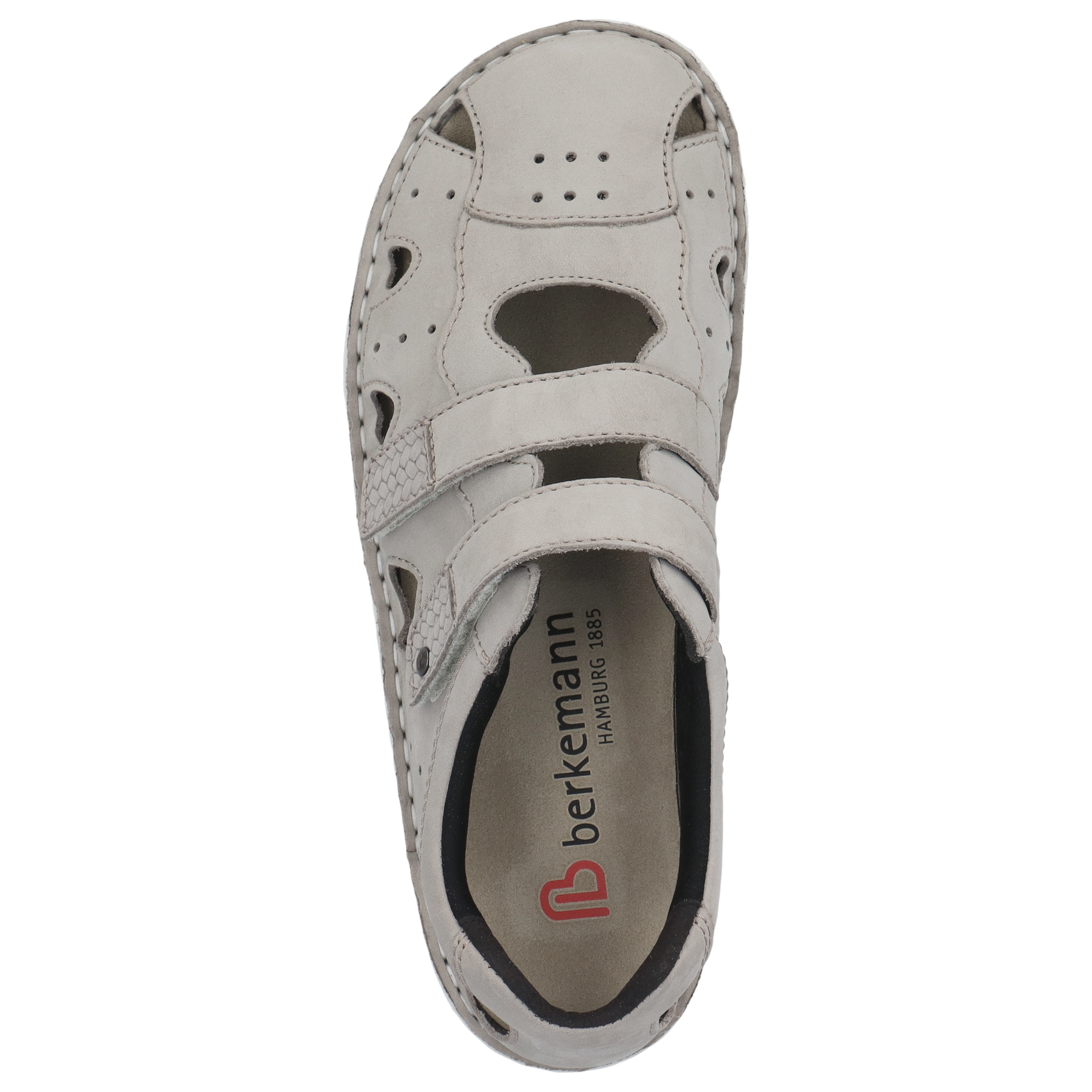 graue halbschuh draufsicht