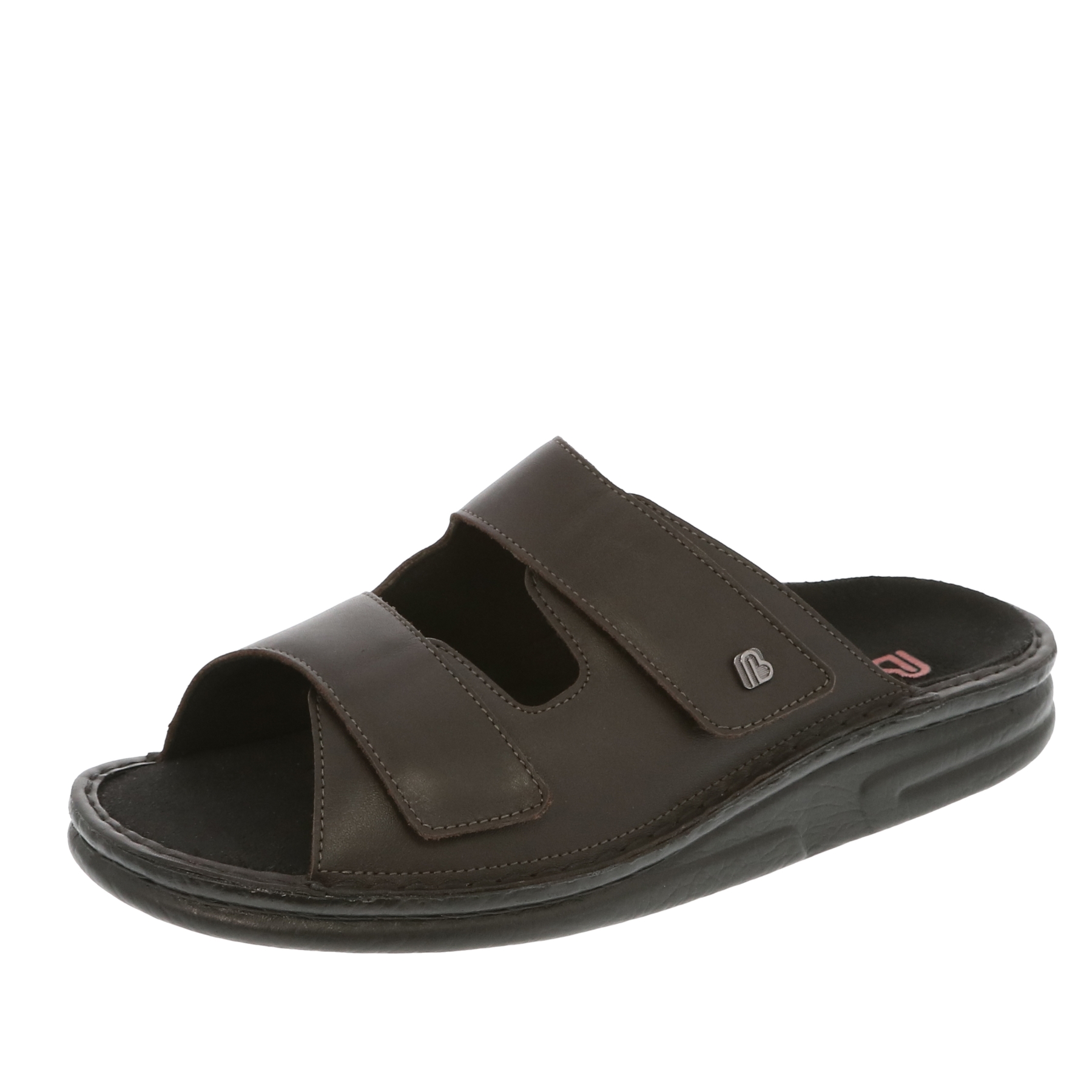 braune clogs 3-4 ansicht