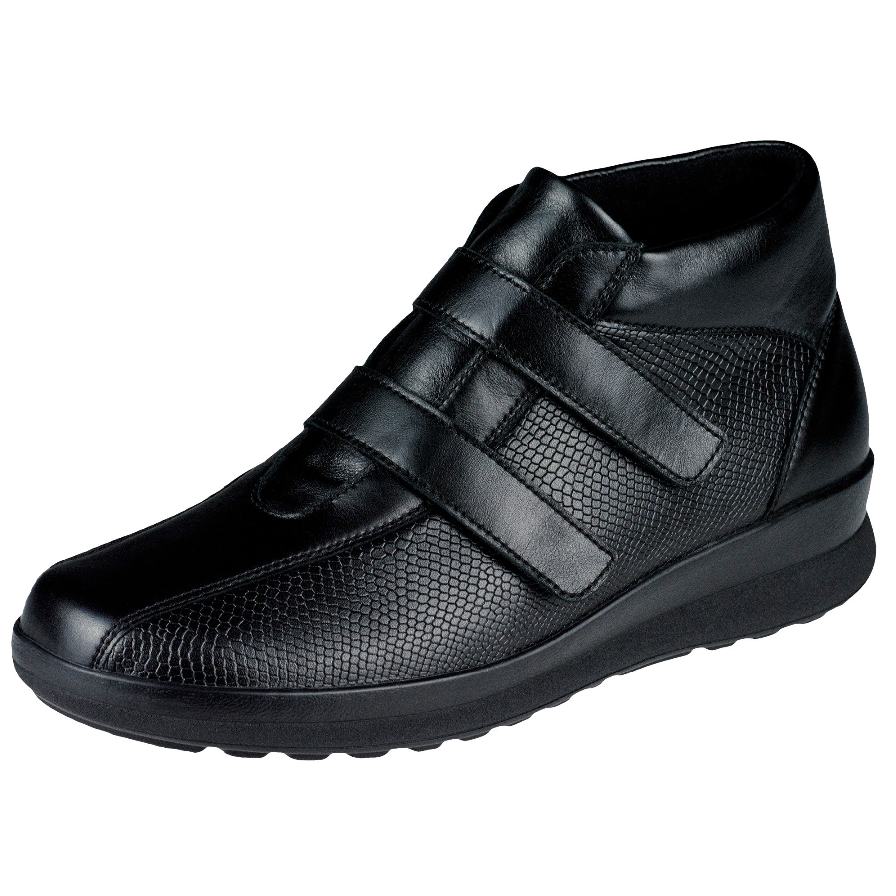 schwarze stiefeletten 3-4 ansicht