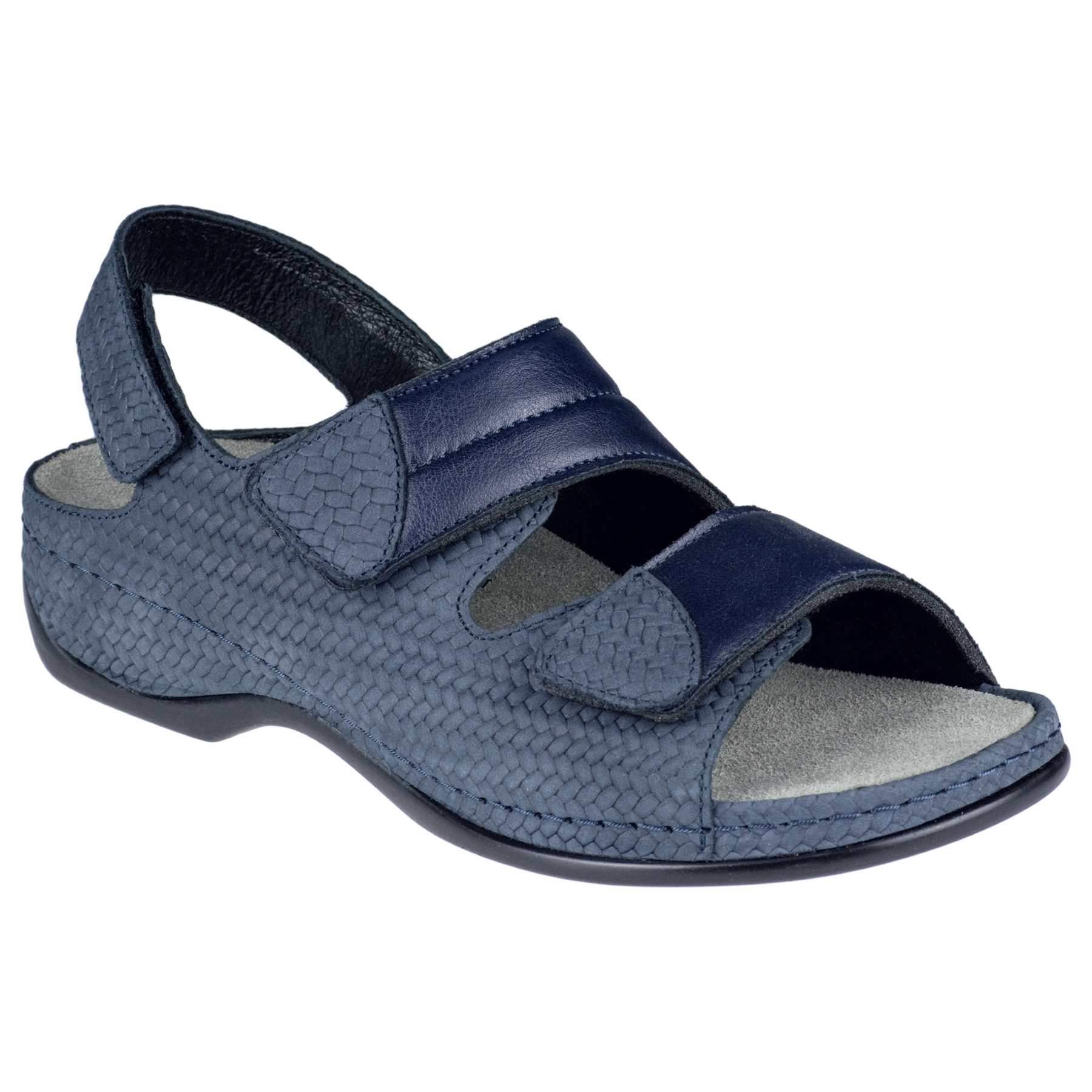 blaue sandale 3-4 ansicht